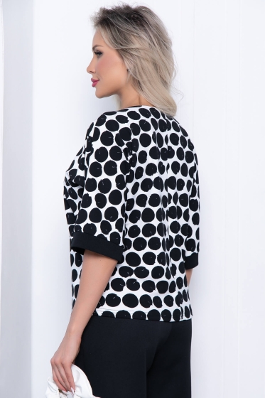Блуза "Кейла" (горох) Б7187