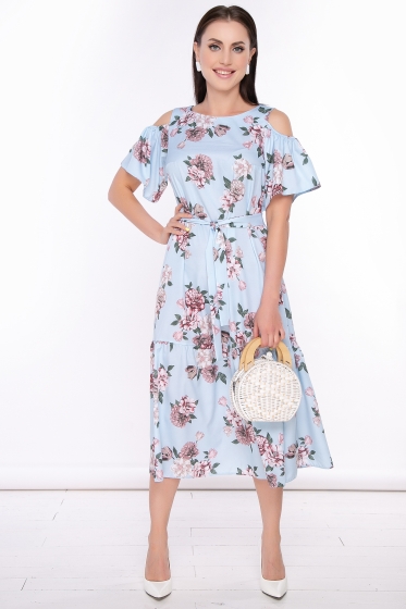 Платье "Марианна" (пионы) П3375