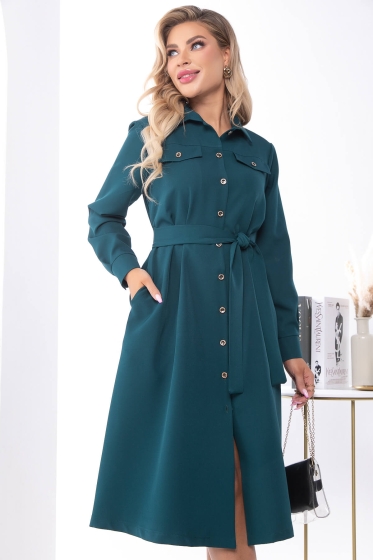 Платье "Мерион" П7317 (грин)
