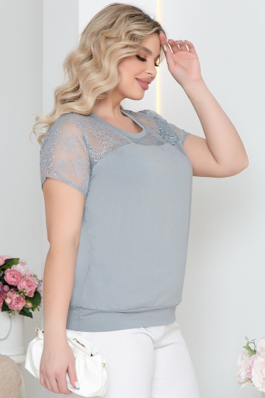 Блуза "Анила" (грей) Б5555
