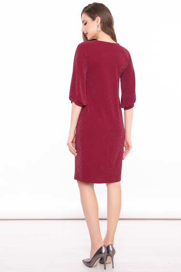 Платье "Венецианская ночь" (гранат) П3041