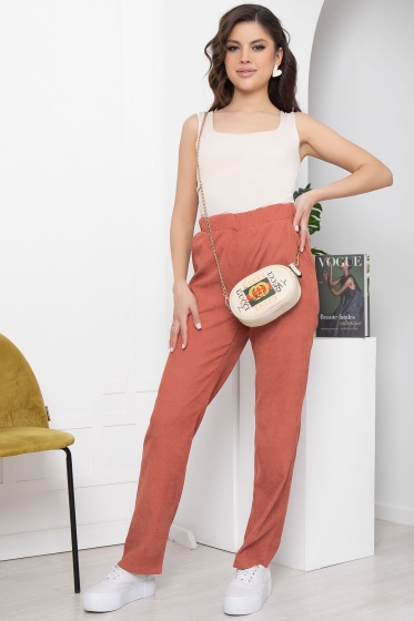 Костюм "На пульсе моды" (терракот) К5938
