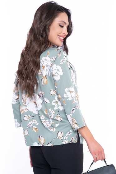 Блуза "Оливковая страсть" ХИТ Б3025