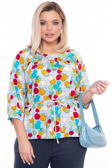 Блуза "Рио" (голубая) Б3169