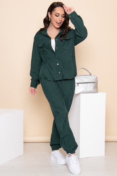 Костюм "На пульсе моды" (изумруд) К3437