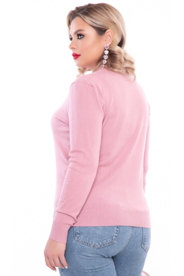 Водолазка "Весенняя история" (розовый лепесток) Б3202