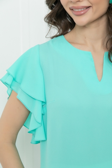 Блуза "Рия" (бирюза) Б5577