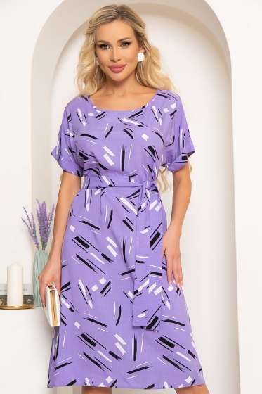 Платье "Бренди" (лаванда) П3994