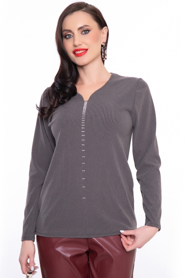 Джемпер "Прикосновение нежности" (графит) Б3130