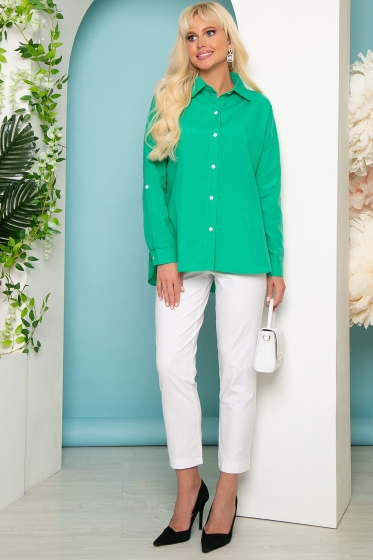 Рубашка "Филлис" (грин) НЬЮ Б3649
