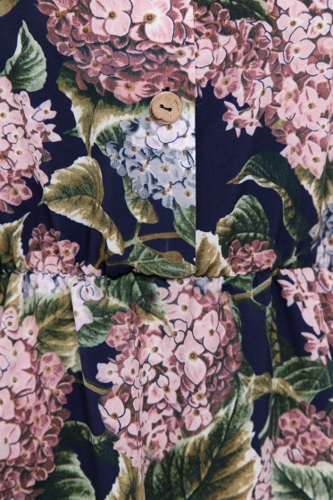 Платье "Весенняя фантазия" (синее) П8863