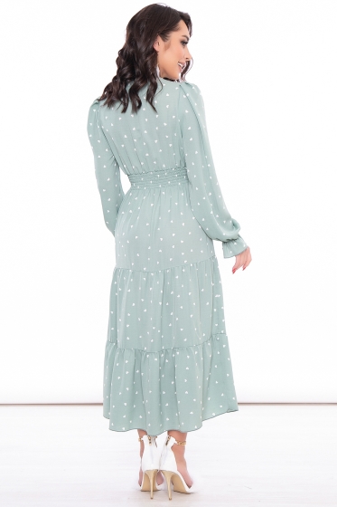 Платье "Арабелла" (олива) П3174