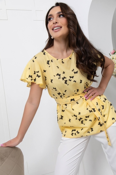 Блуза "Гайана" (желтая) Б6776