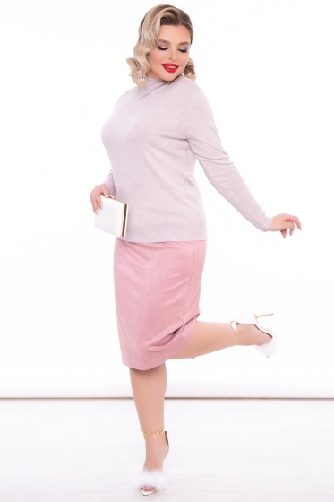 Водолазка "Весенняя история" (сиреневый жемчуг) Б3185