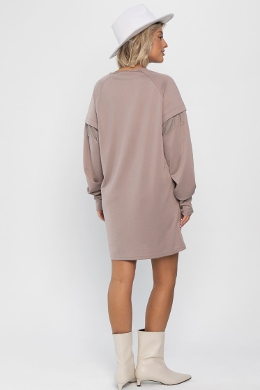Платье Стелла (пыльная роза) П14231-5М