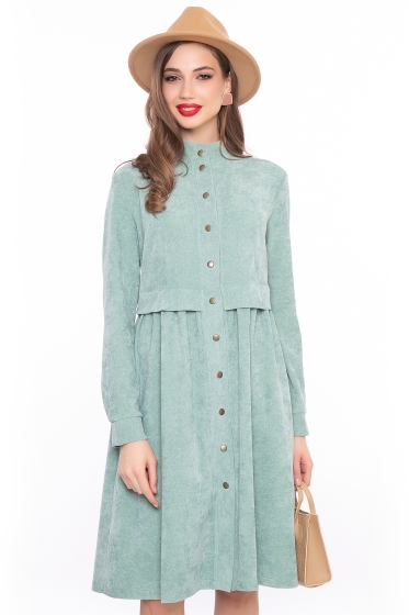 Платье "Муза" (весенняя зелень) П3111