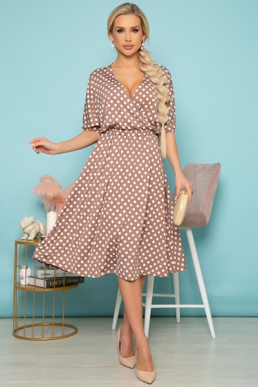 Платье "Беверли" (беж) НЬЮ П3714