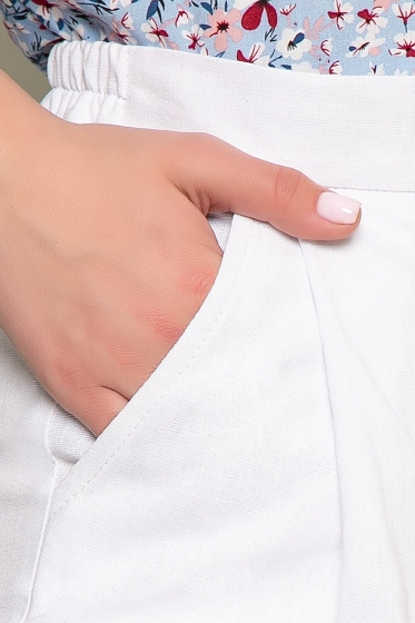 Брюки "Модный вояж" (белые) Б3555