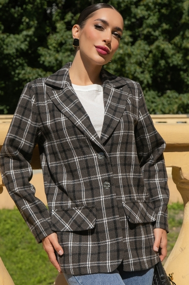 Пальто-пиджак Чендлер (серый) Б14156-7М