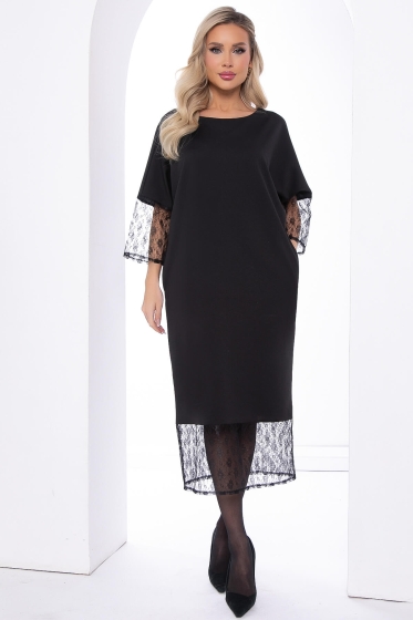Платье "Орелия" (блэк) П8116