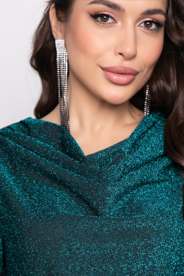 Платье "Дилара" (бирюза) П7503