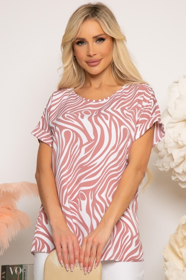 Блуза "Амади" (пыльная роза) Б3880