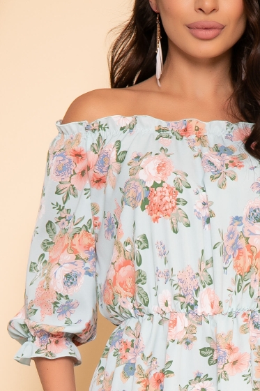 Платье "Дикий ангел" (нежная мята) П3954