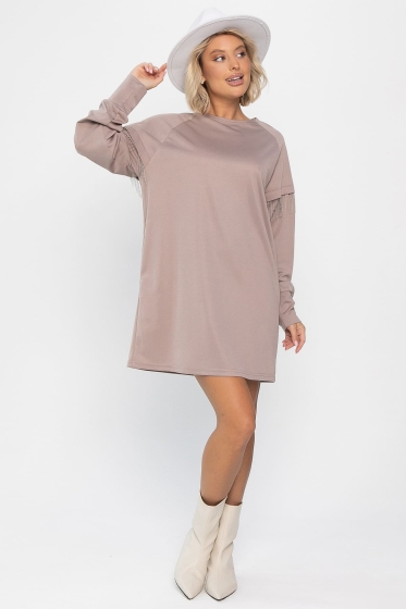 Платье Стелла (пыльная роза) П14231-5М