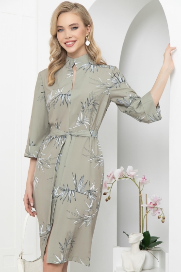 Платье "Мира" (олива) П5317