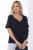 Блуза Волна черная Б10162 Блуза Волна черная Б10162