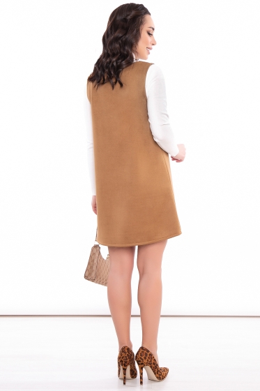 Сарафан "Твое решение" (кэмел) П3189