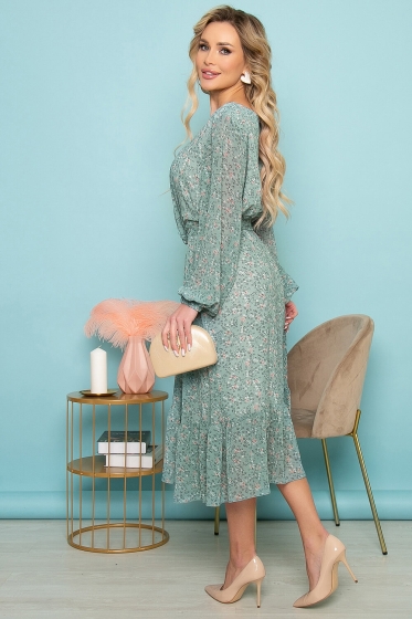 Платье "Фортуна" (полынь) П3867