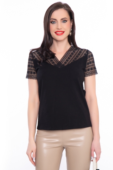 Блуза "Мечта кокетки" (блэк) НЬЮ Б3143