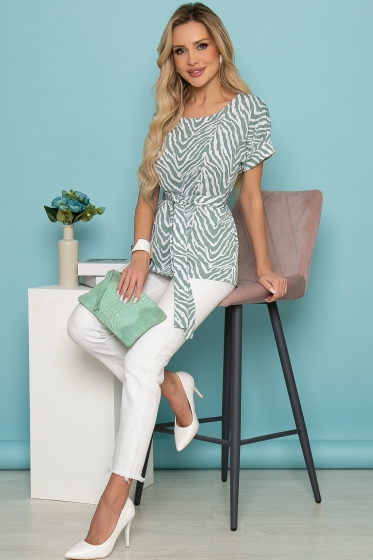 Блуза "Амади" (нежная мята) Б3473