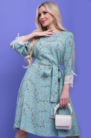 Платье "Яна" (полынь) П6015