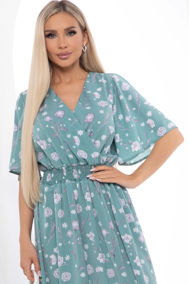 Платье "Милена" (олива) П8929