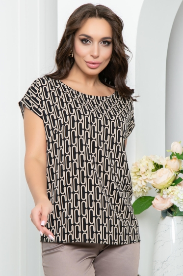 Блуза "Империя стиля" (блэк) Б5340