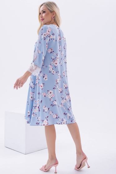 Платье "Яна" (голубое) П6018