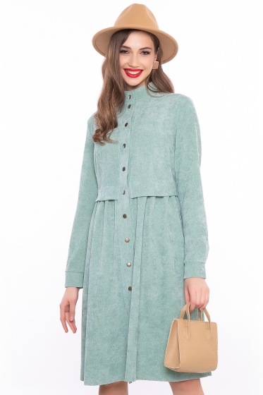 Платье "Муза" (весенняя зелень) П3111