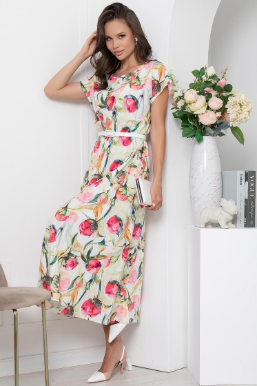 Платье "Кейтлин" (пионы) П6050
