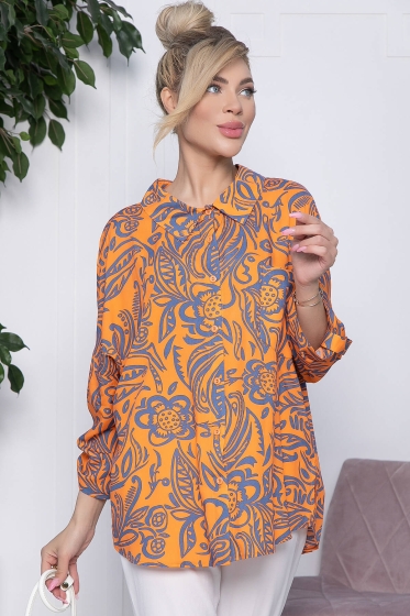 Рубашка Лето (оранж) Б10587