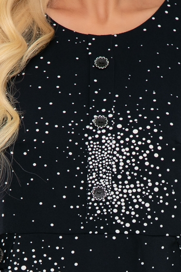 Платье "Мелани" (темно-синее) П3610