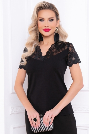 Блуза "Мечта кокетки" (блэк) Б3460