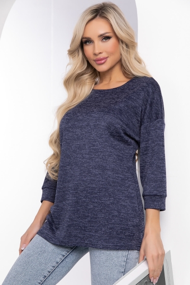 Джемпер "В гармонии с собой" (синий) Б8463