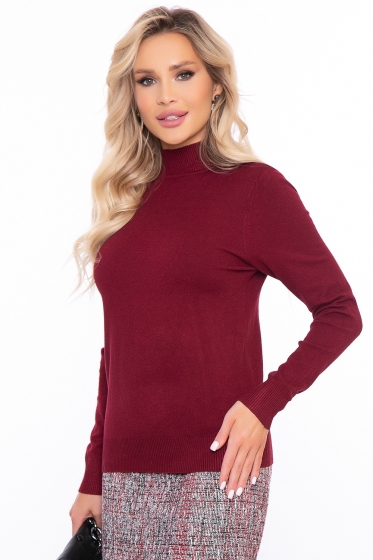 Водолазка "Зимняя история" (бордо) Б3030