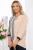 Блуза "Нежное послание" (беж) Б5316