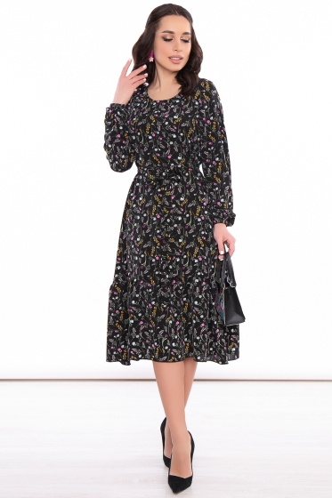 Платье "Молли" (блэк) П3173