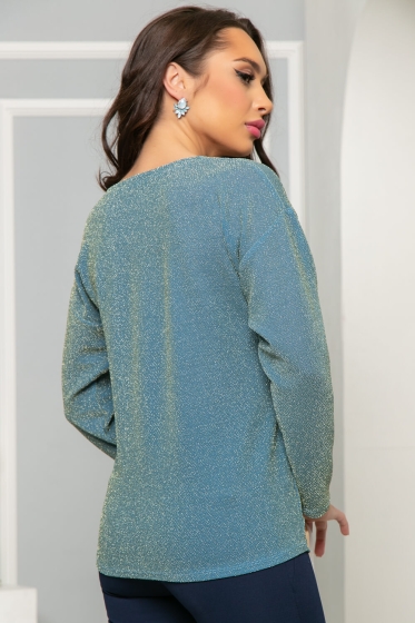 Блуза "Ровена" (голубая) Б4884