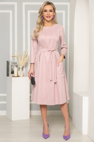 Платье "Верный выбор" (пыльная роза) П4931