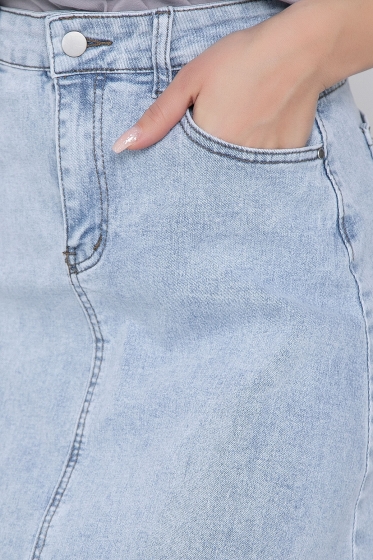 Юбка "Антэлия" (серо-голубая) Ю8699